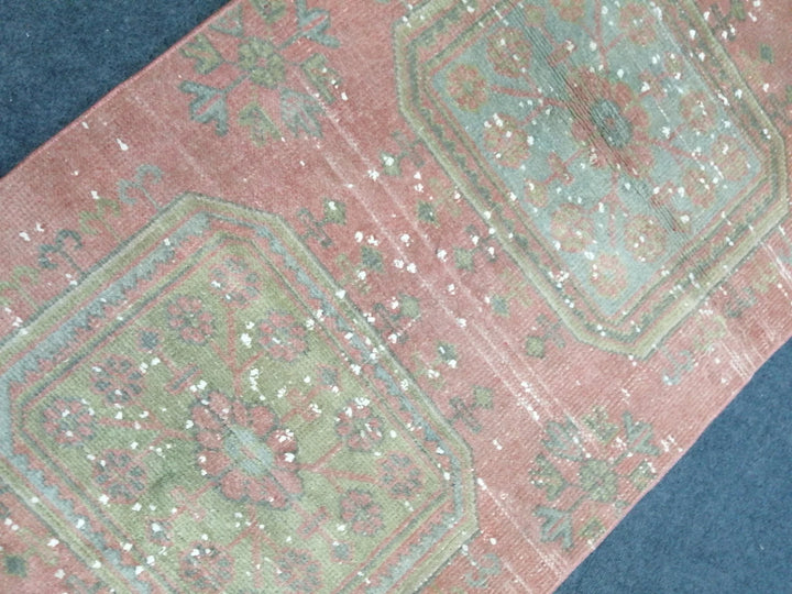 Beige Turkish Runner Rug 6' x 11' 5" Hand-Knotted | No. WR67675