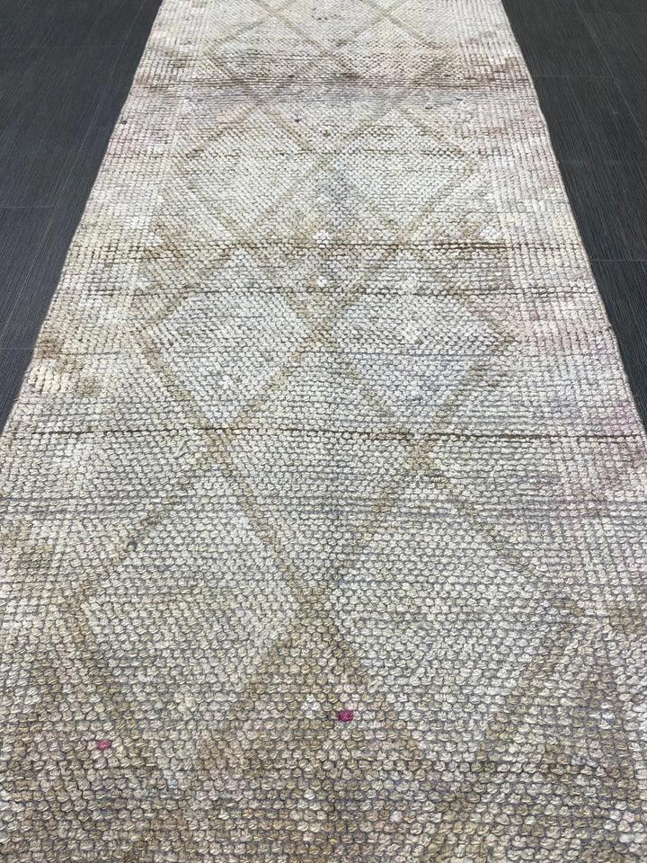Blue Turkish Runner Rug 2' 3" x 8' 9" Hand-Knotted | No. WR68193