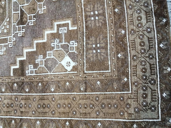 Turkish Runner Rug 3' 4" x 6' 3" Hand-Knotted | No. WR68498