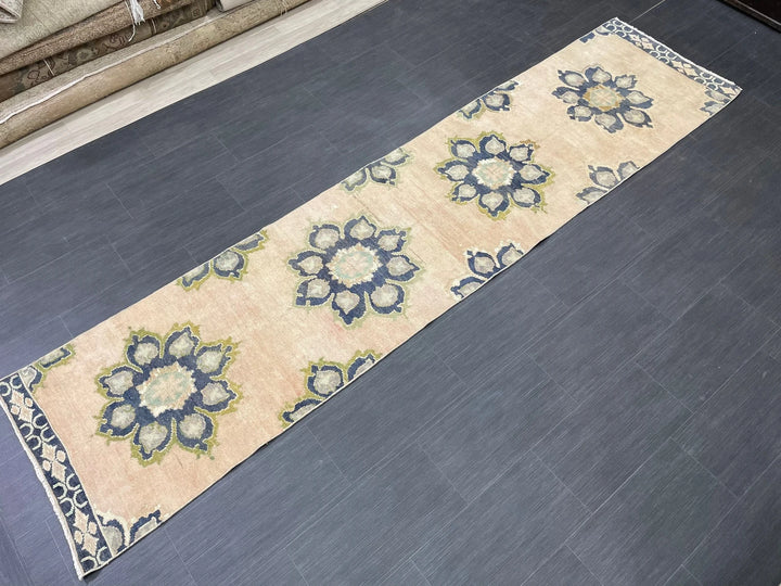 Turkish Runner Rug 2' 5" x 10' 6" Hand-Knotted | No. WR68838