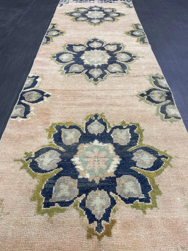 Turkish Runner Rug 2' 5" x 10' 6" Hand-Knotted | No. WR68838