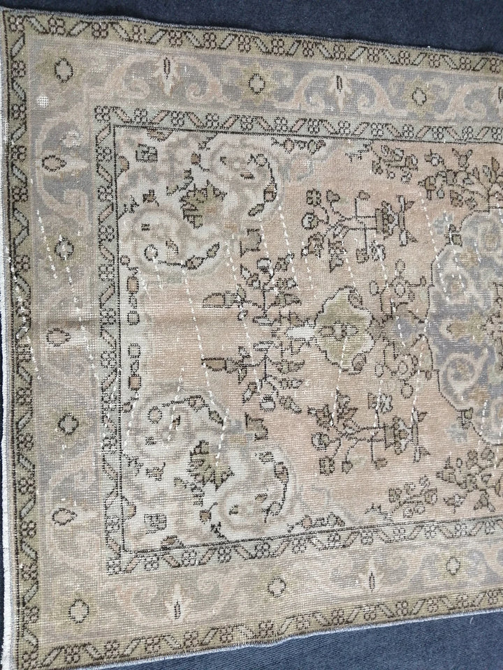 Rust Turkey Runner Rug 3' 11" x 6' 8" Hand-Knotted | No. WR69129