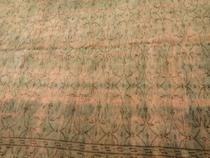 Rust Turkish Runner Rug 7' 11" x 8' 6" Hand-Knotted | No. WR70173