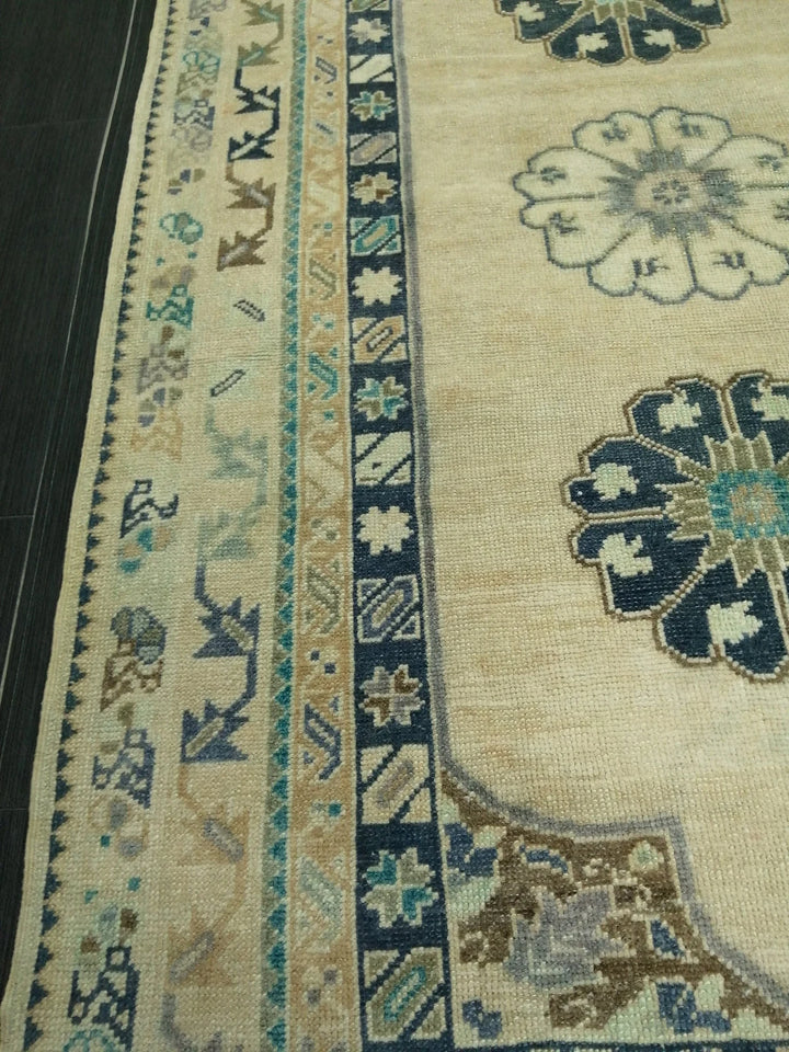 Turkish Runner Rug 3' 7" x 6' 6" Hand-Knotted | No. WR70174