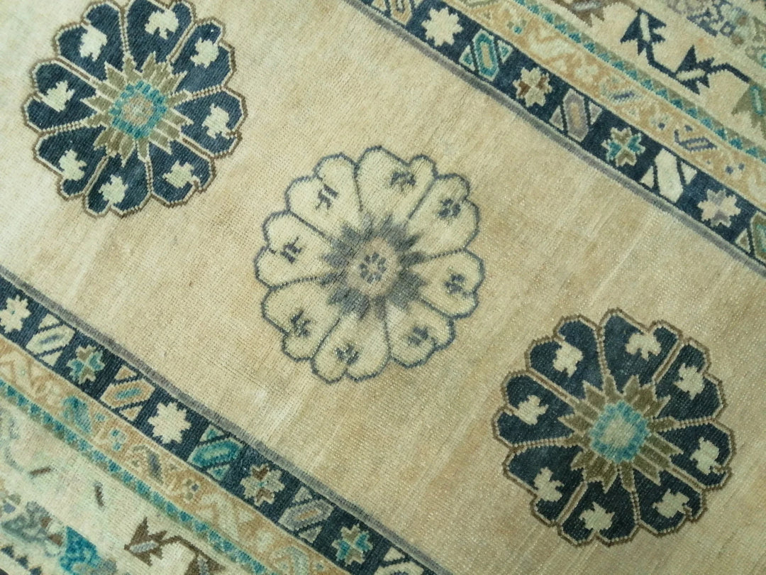 Turkish Runner Rug 3' 7" x 6' 6" Hand-Knotted | No. WR70174