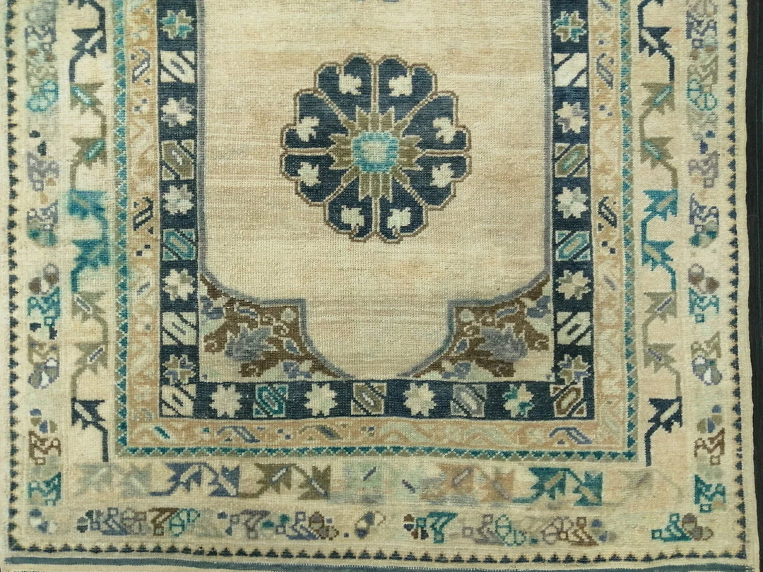 Turkish Runner Rug 3' 7" x 6' 6" Hand-Knotted | No. WR70174