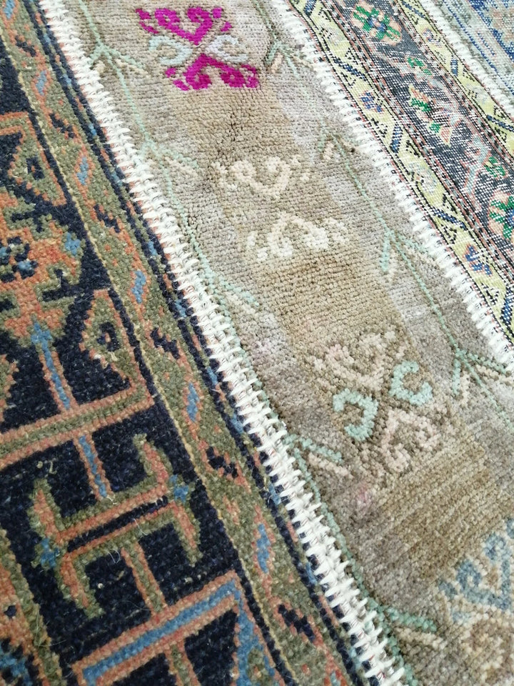 Rust Turkish Runner Rug 5' 5" x 8' Hand-Knotted | No. WR70331