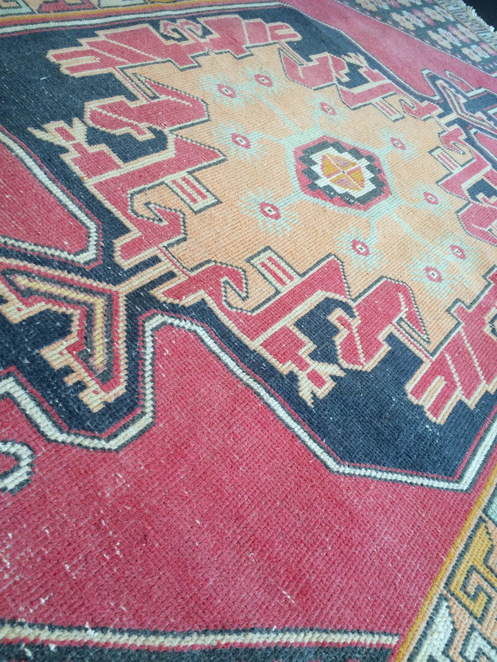 Rust Turkish Runner Rug 3' x 8' Hand-Knotted | No. WR71001