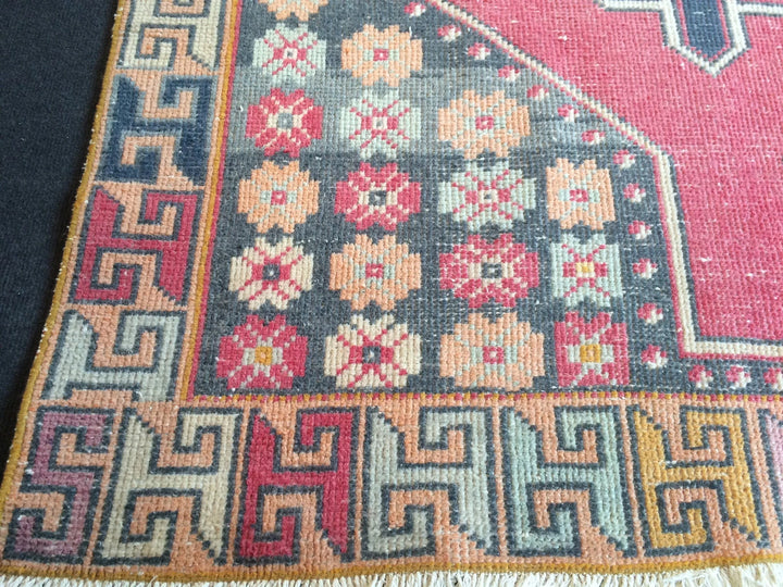 Rust Turkish Runner Rug 3' x 8' Hand-Knotted | No. WR71001
