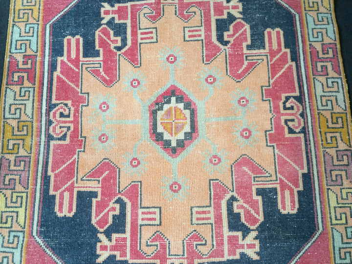 Rust Turkish Runner Rug 3' x 8' Hand-Knotted | No. WR71001