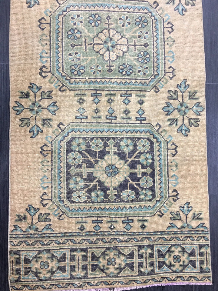 Pink Turkish Runner Rug 2' 6" x 11' 8" Hand-Knotted | No. WR71392