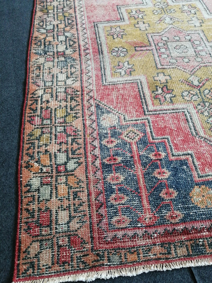 Rust Turkish Runner Rug 4' x 8' 10" Hand-Knotted | No. WR71510