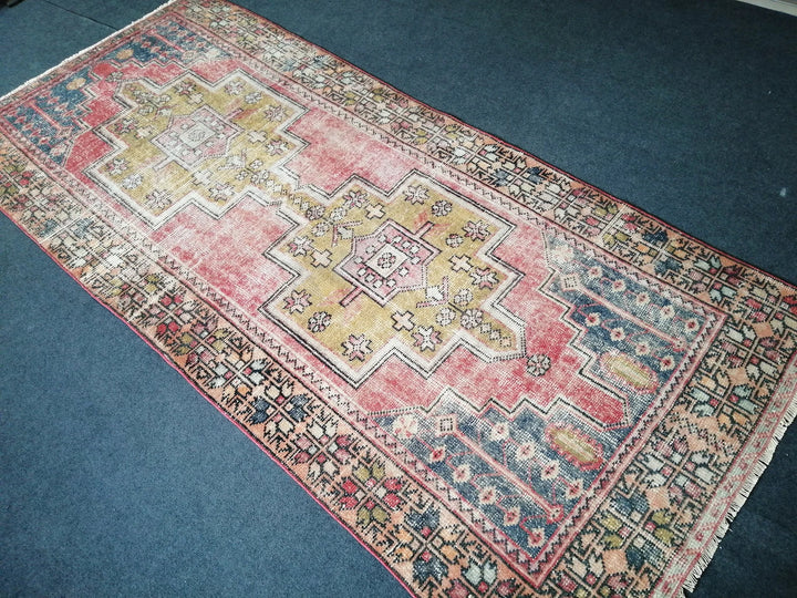 Rust Turkish Runner Rug 4' x 8' 10" Hand-Knotted | No. WR71510