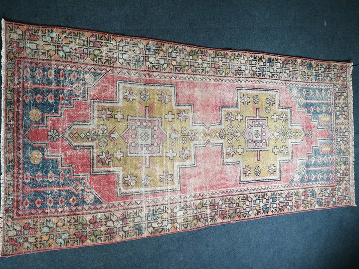 Rust Turkish Runner Rug 4' x 8' 10" Hand-Knotted | No. WR71510
