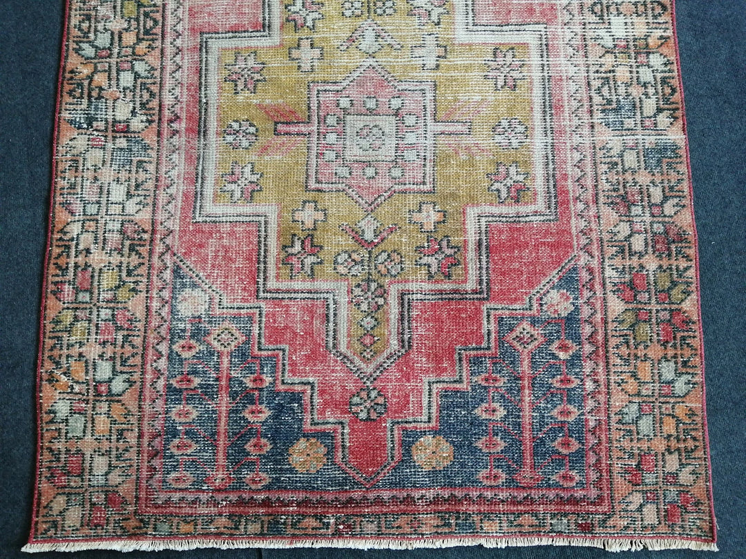 Rust Turkish Runner Rug 4' x 8' 10" Hand-Knotted | No. WR71510