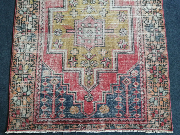 Rust Turkish Runner Rug 4' x 8' 10" Hand-Knotted | No. WR71510
