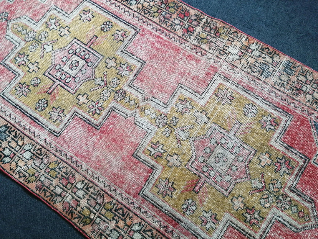 Rust Turkish Runner Rug 4' x 8' 10" Hand-Knotted | No. WR71510