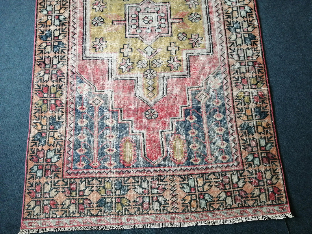 Rust Turkish Runner Rug 4' x 8' 10" Hand-Knotted | No. WR71510