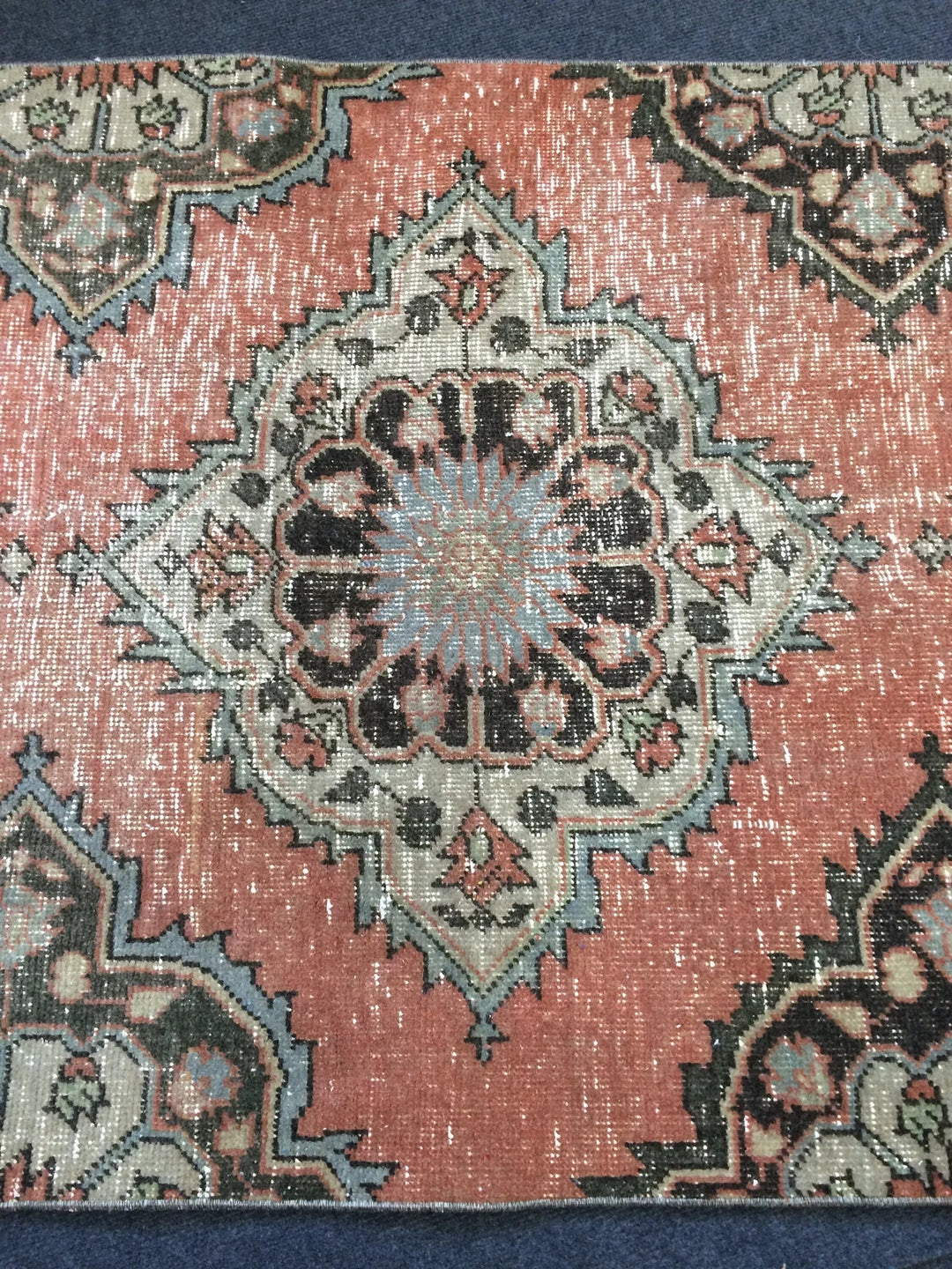 Rust Turkish Runner Rug 3' x 13' Hand-Knotted | No. WR71800