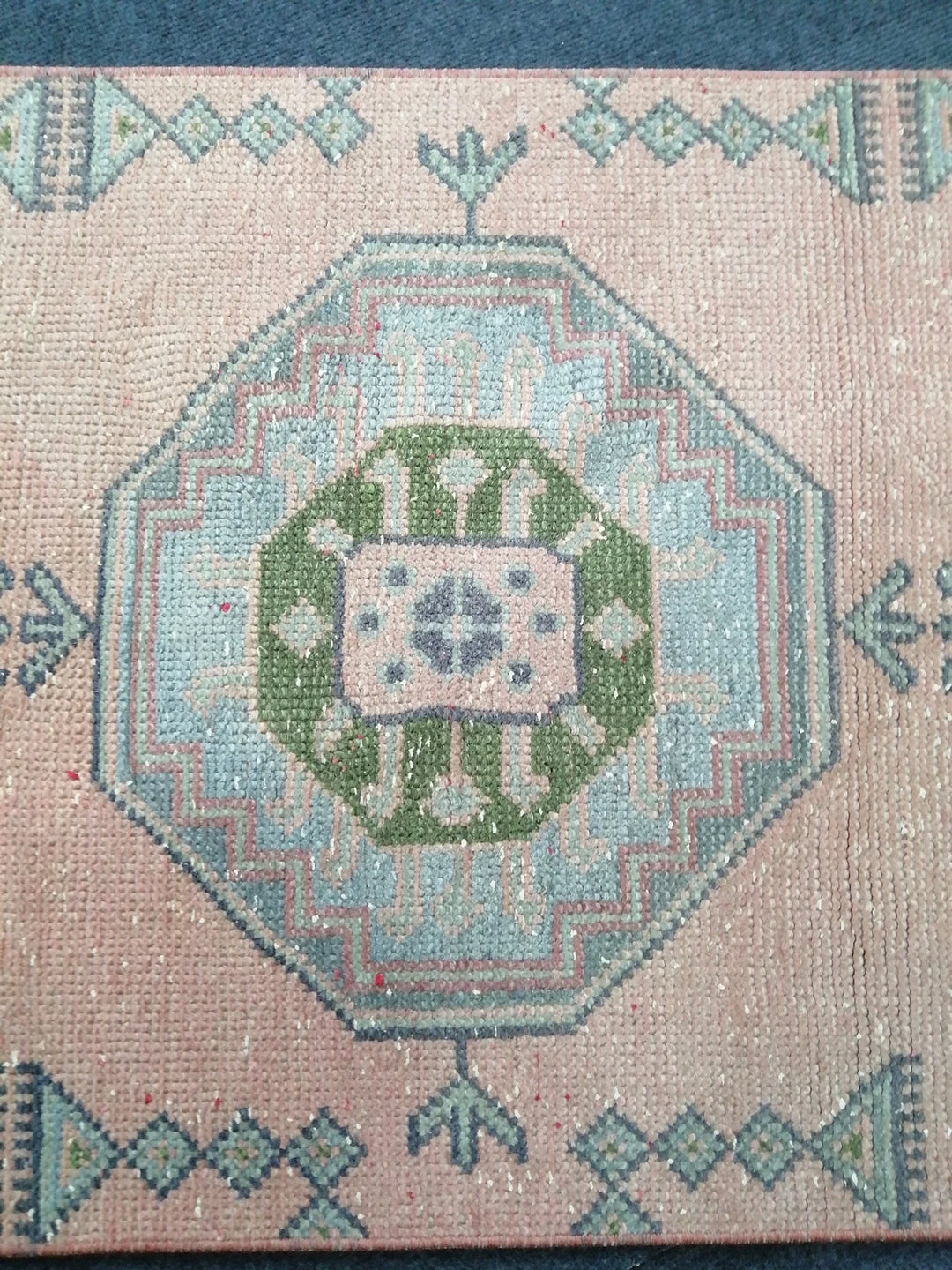 Green Turkish Runner Rug 2' 4" x 11' 2" Hand-Knotted | No. WR71982