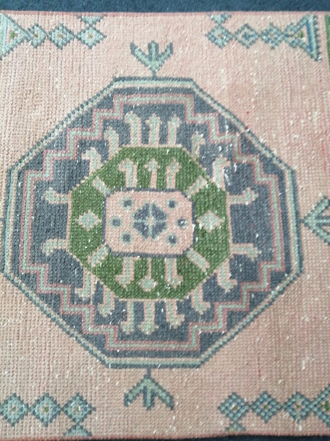 Green Turkish Runner Rug 2' 4" x 11' 2" Hand-Knotted | No. WR71982