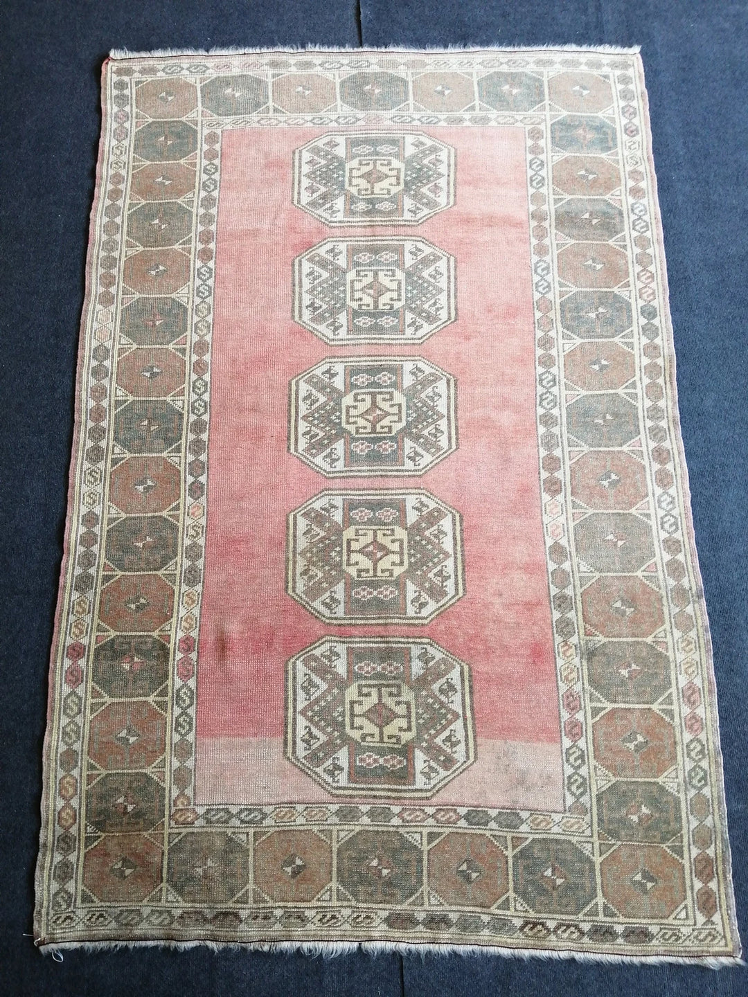 Turkish Runner Rug 4' x 6' 4" Hand-Knotted | No. WR72100