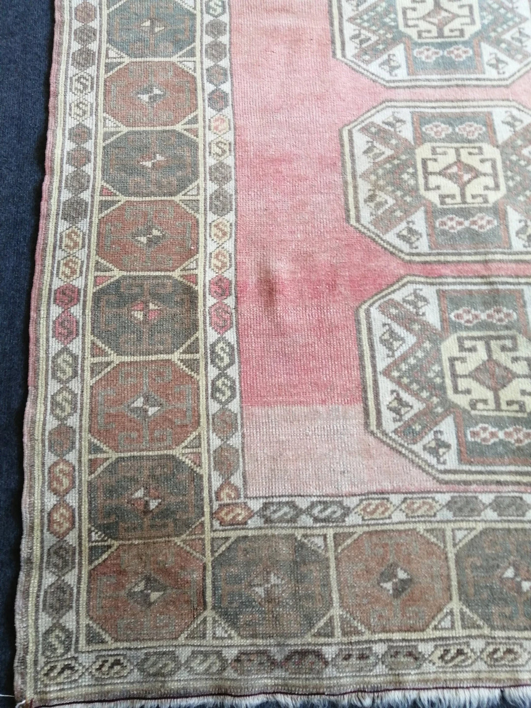 Turkish Runner Rug 4' x 6' 4" Hand-Knotted | No. WR72100