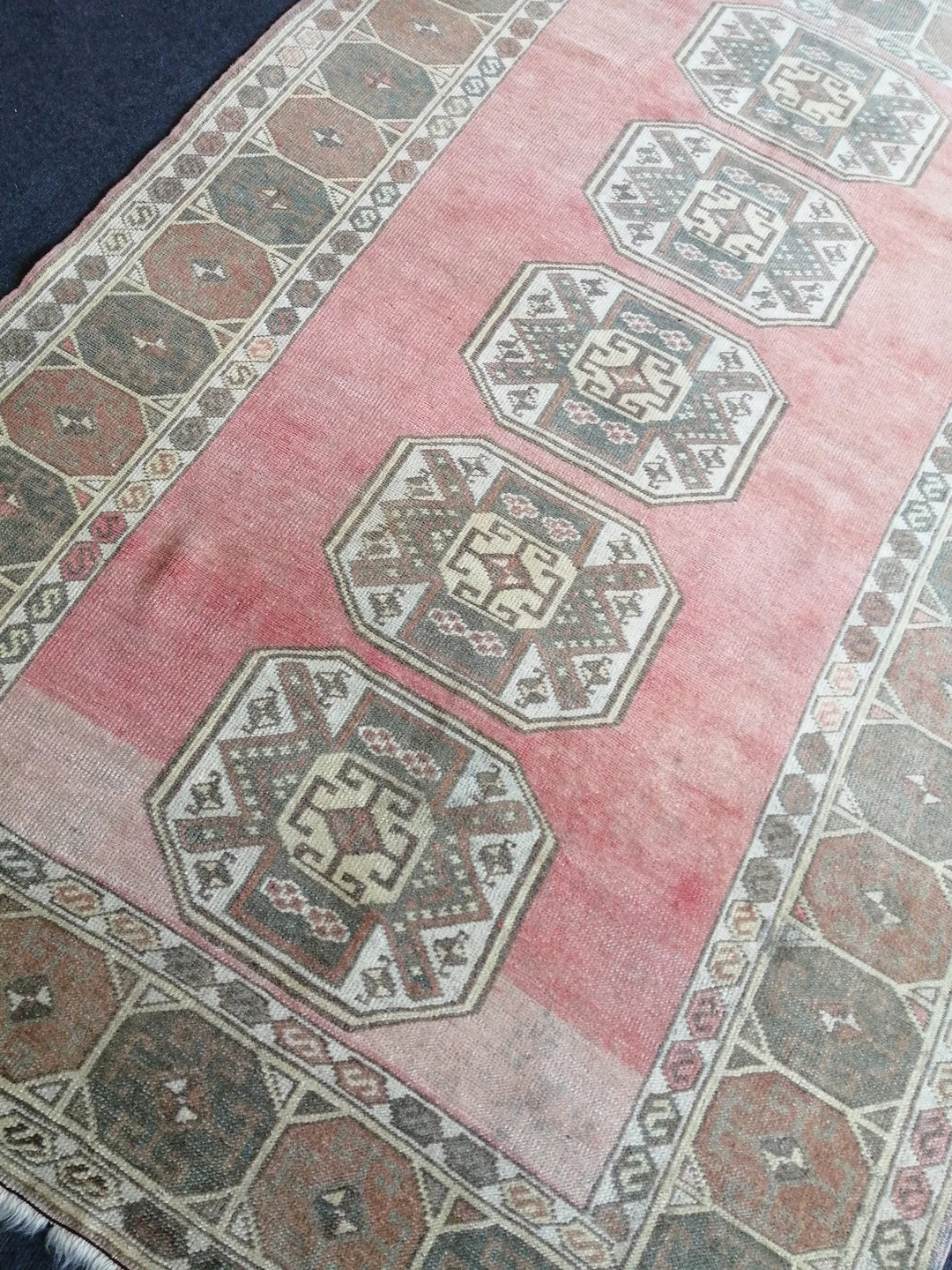 Turkish Runner Rug 4' x 6' 4" Hand-Knotted | No. WR72100