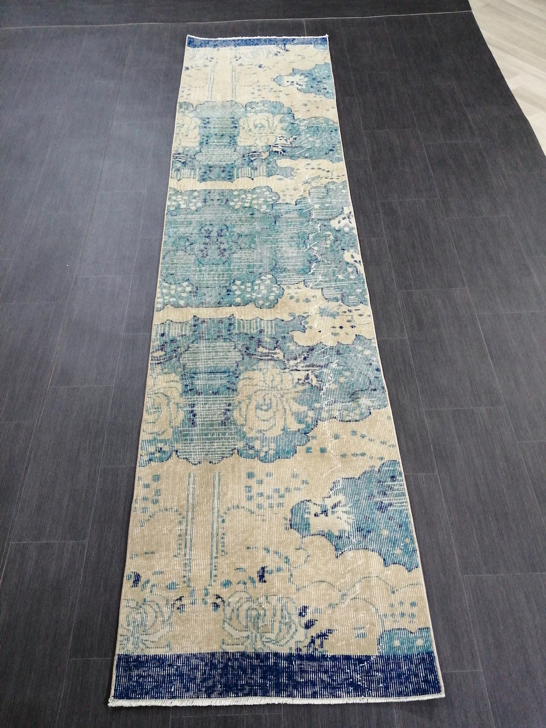 Turkish Runner Rug 2' 6" x 10' 4" Hand-Knotted | No. WR73148