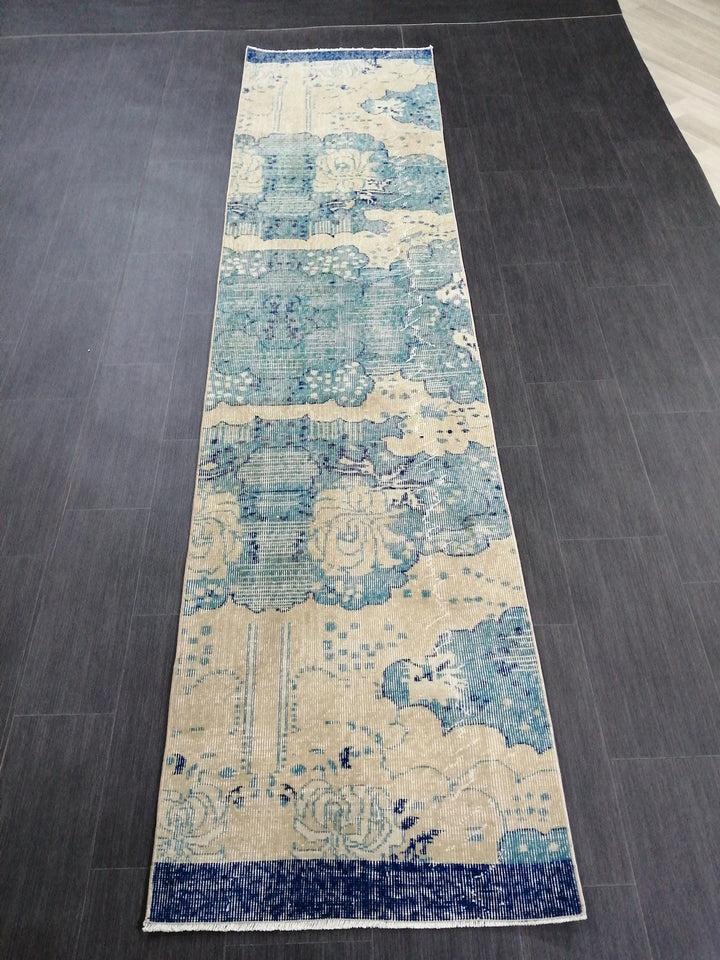 Turkish Runner Rug 2' 6" x 10' 4" Hand-Knotted | No. WR73148