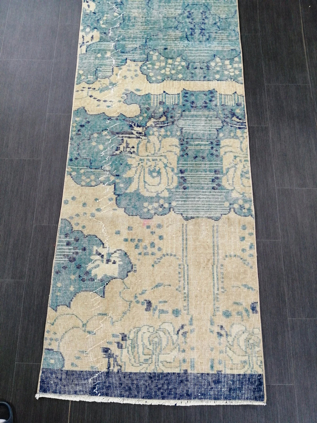 Turkish Runner Rug 2' 6" x 10' 4" Hand-Knotted | No. WR73148