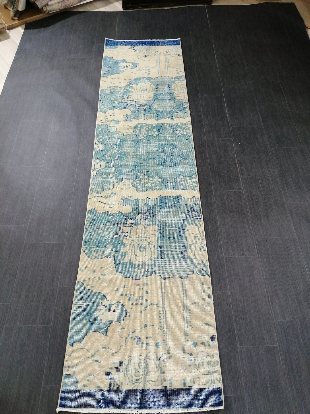 Turkish Runner Rug 2' 6" x 10' 4" Hand-Knotted | No. WR73148