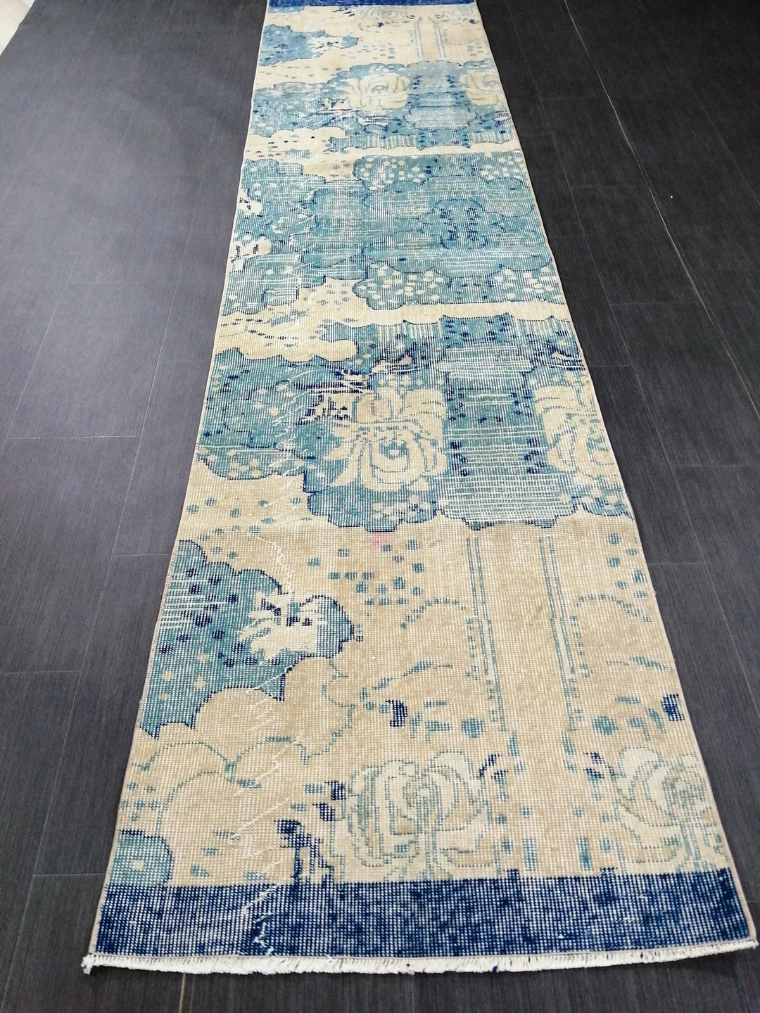 Turkish Runner Rug 2' 6" x 10' 4" Hand-Knotted | No. WR73148