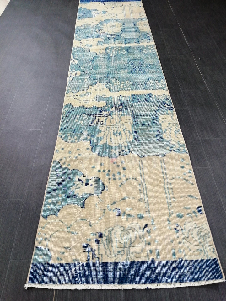 Turkish Runner Rug 2' 6" x 10' 4" Hand-Knotted | No. WR73148