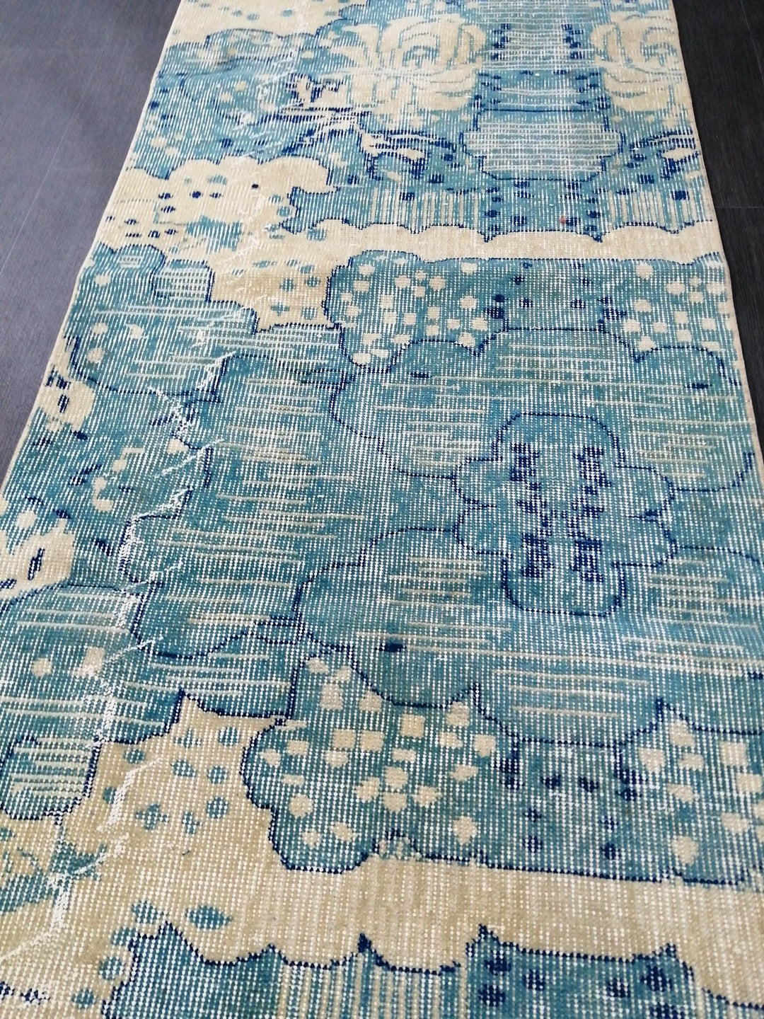 Turkish Runner Rug 2' 6" x 10' 4" Hand-Knotted | No. WR73148