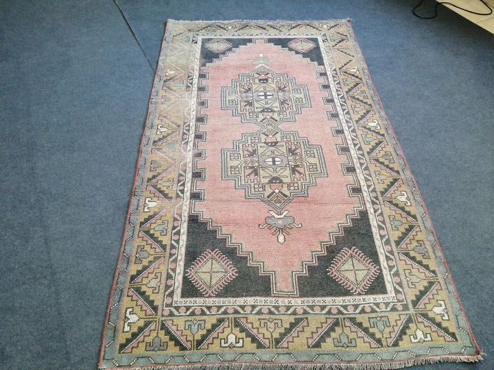 Rust Turkish Runner Rug 4' x 7' Hand-Knotted | No. WR73198