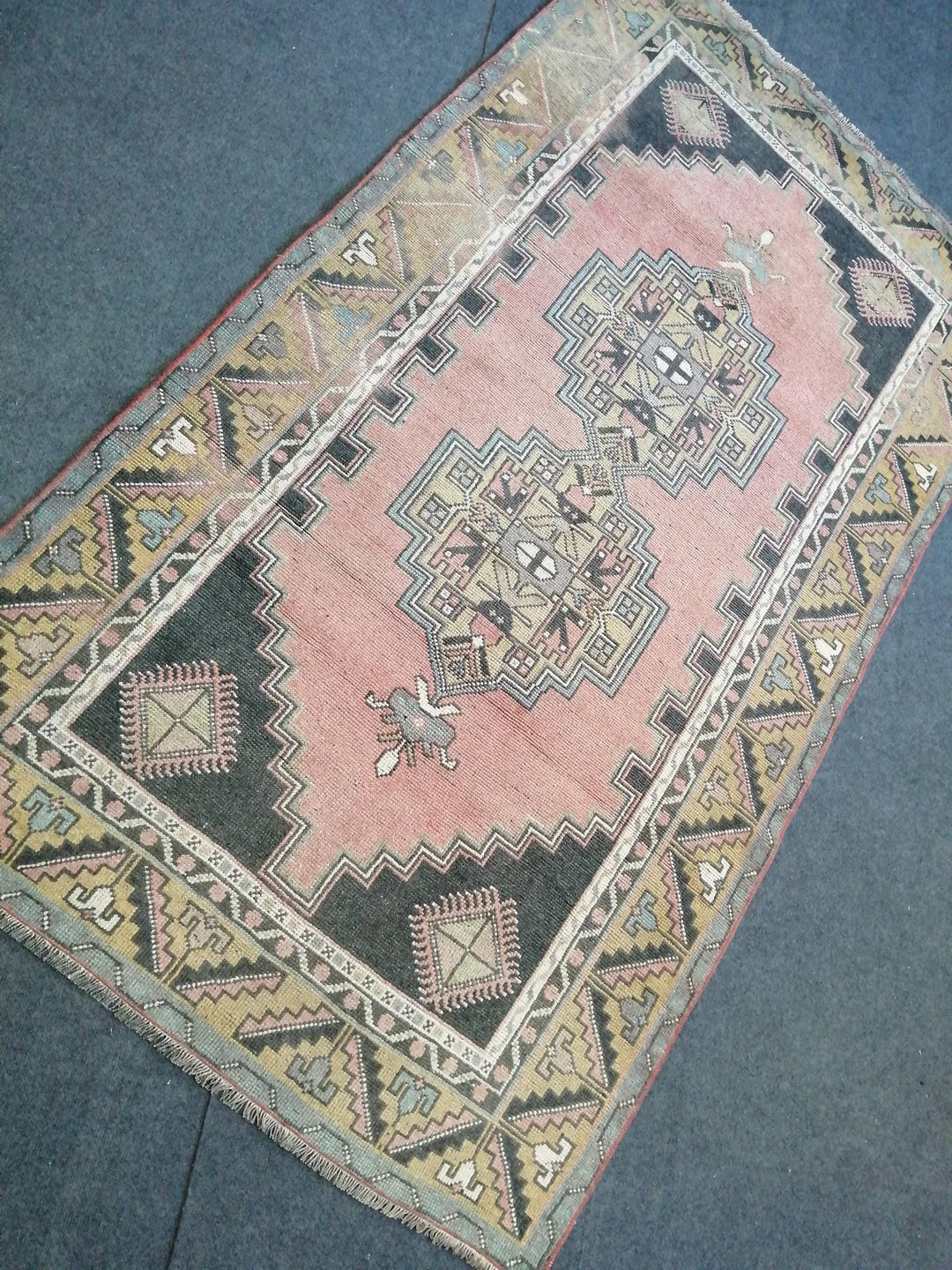 Rust Turkish Runner Rug 4' x 7' Hand-Knotted | No. WR73198