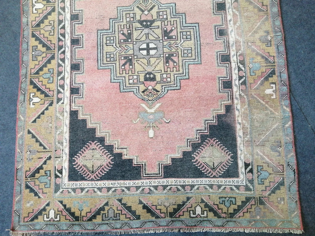 Rust Turkish Runner Rug 4' x 7' Hand-Knotted | No. WR73198