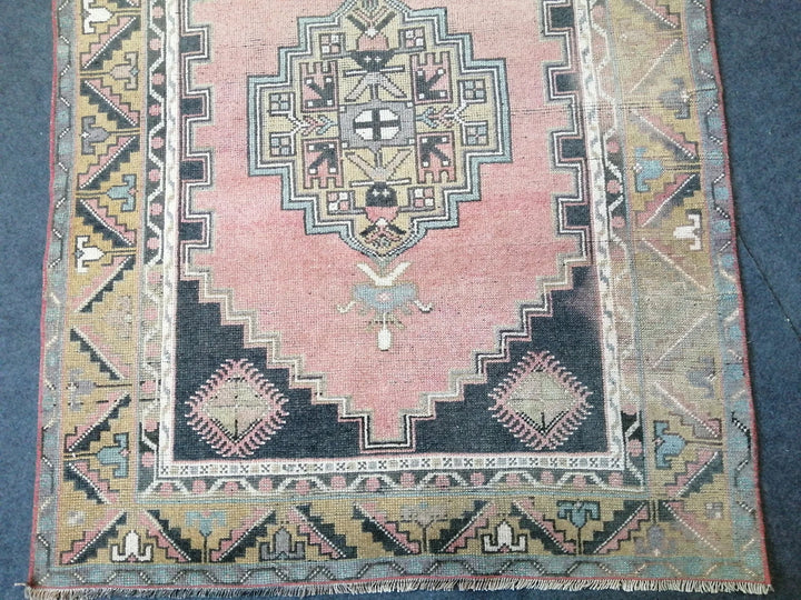 Rust Turkish Runner Rug 4' x 7' Hand-Knotted | No. WR73198