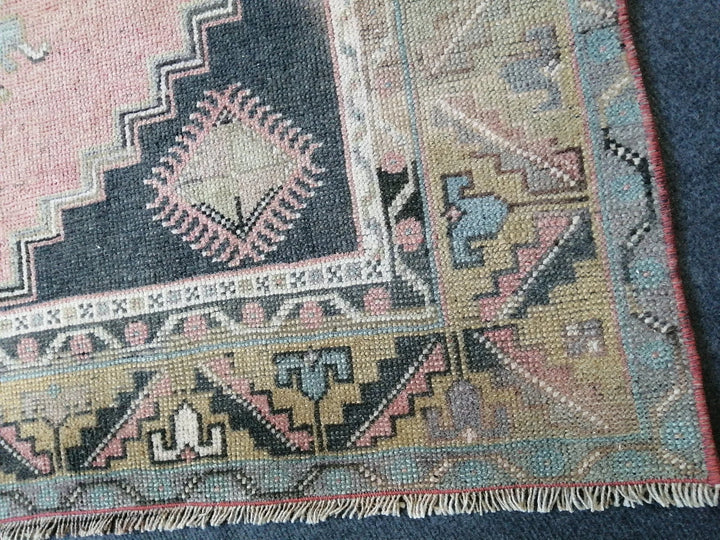 Rust Turkish Runner Rug 4' x 7' Hand-Knotted | No. WR73198