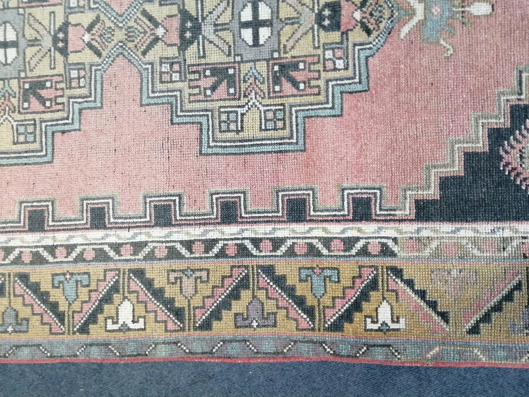 Rust Turkish Runner Rug 4' x 7' Hand-Knotted | No. WR73198
