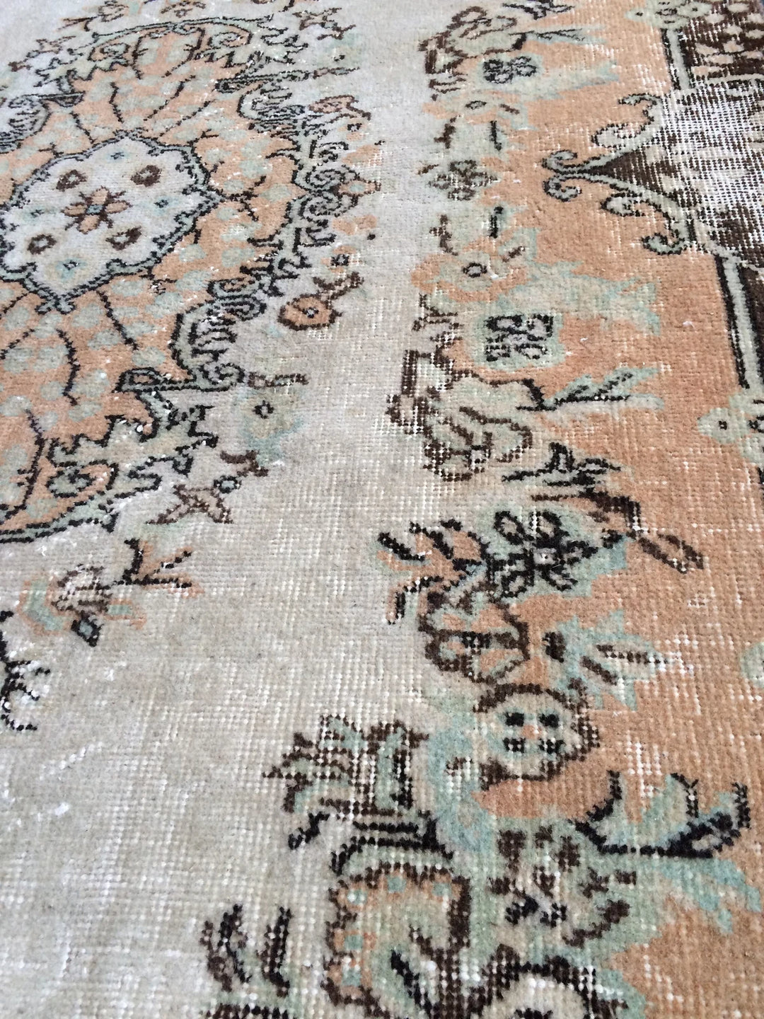 Rust Turkish Runner Rug 4' x 7' 2" Hand-Knotted | No. WR74053