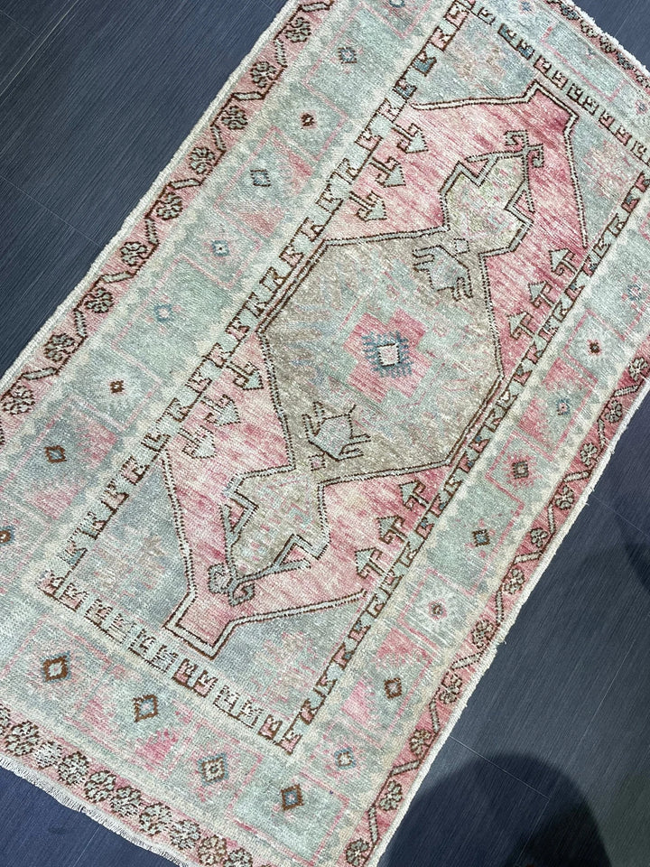 Rust Turkish Runner Rug 3' 1" x 5' 4" Hand-Knotted | No. WR74499