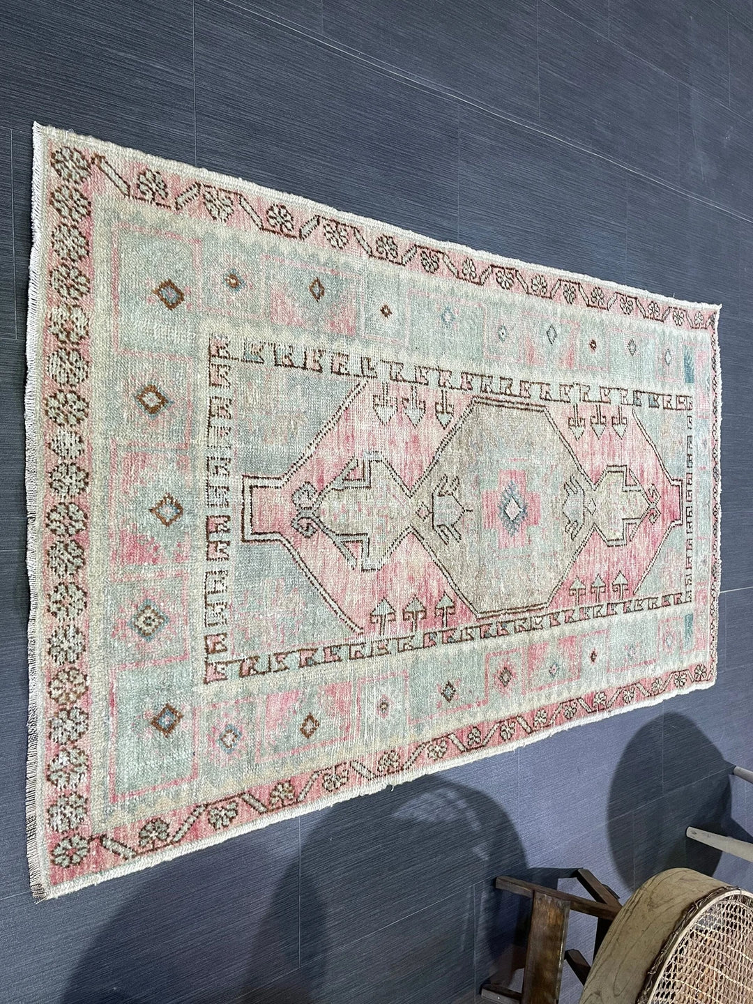 Rust Turkish Runner Rug 3' 1" x 5' 4" Hand-Knotted | No. WR74499