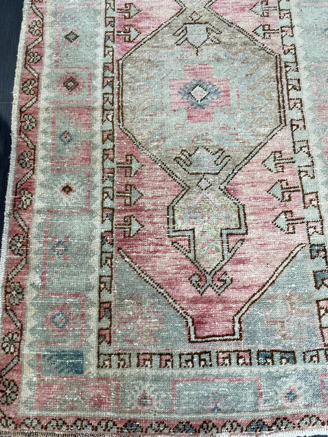 Rust Turkish Runner Rug 3' 1" x 5' 4" Hand-Knotted | No. WR74499