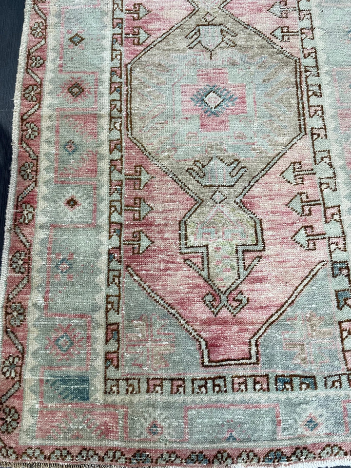 Rust Turkish Runner Rug 3' 1" x 5' 4" Hand-Knotted | No. WR74499