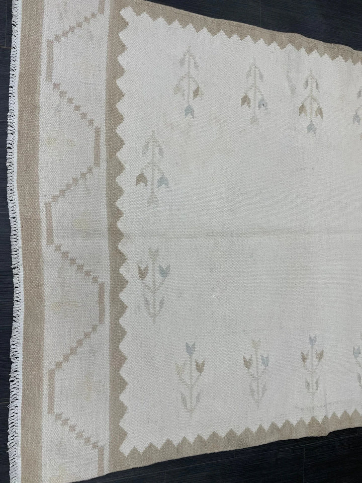 Rust Turkish Runner Rug 4' 6" x 6' 1" Hand-Knotted | No. WR74642