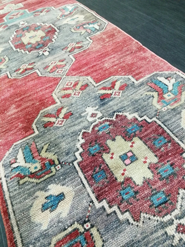 Turkish Runner Rug 2' 6" x 11' 10" Hand-Knotted | No. WR74653