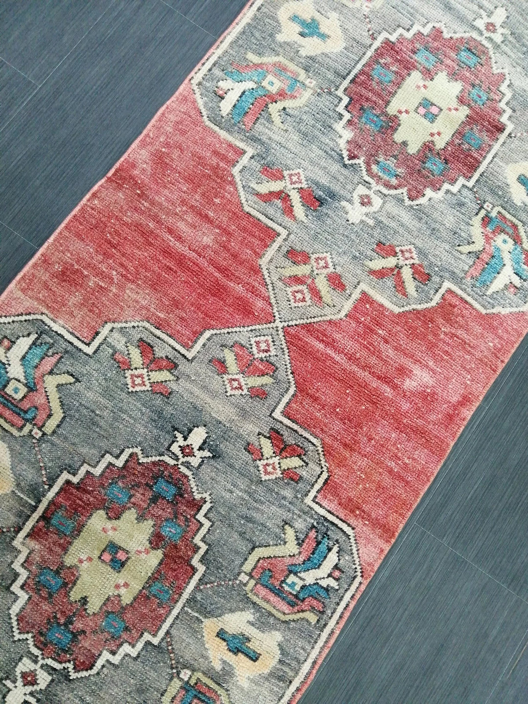 Turkish Runner Rug 2' 6" x 11' 10" Hand-Knotted | No. WR74653