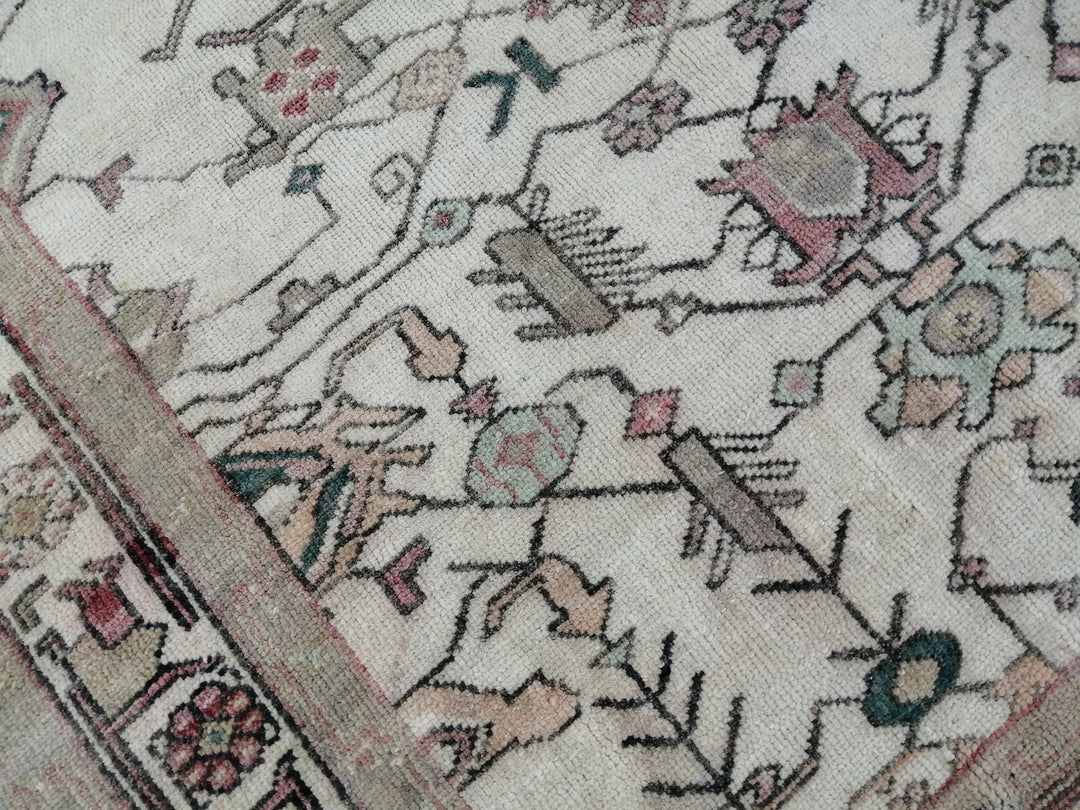 Turkish Runner Rug 4' x 5' 2" Hand-Knotted | No. WR76193